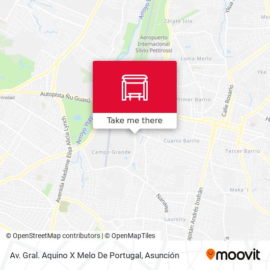 Mapa de Av. Gral. Aquino X Melo De Portugal