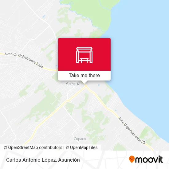 Mapa de Carlos Antonio López