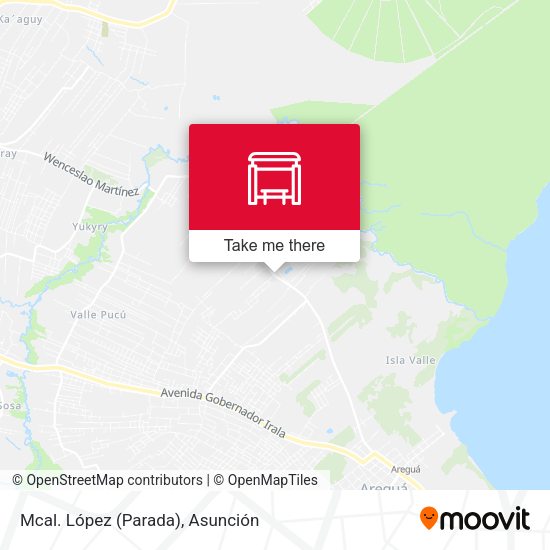 Mapa de Mcal. López (Parada)