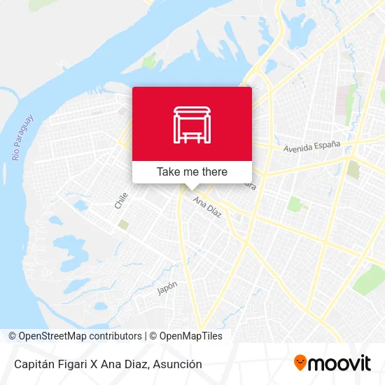 Mapa de Capitán Figari X Ana Diaz