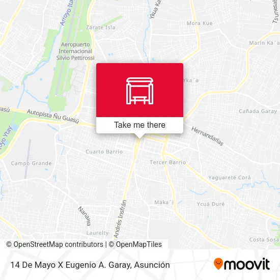 Mapa de 14 De Mayo X Eugenio A. Garay