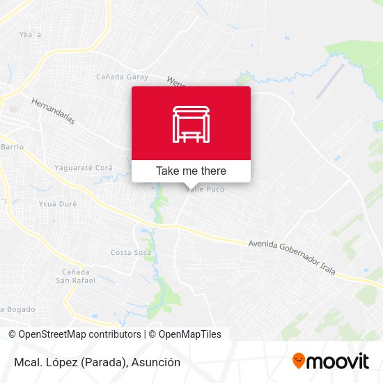 Mapa de Mcal. López (Parada)