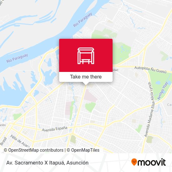 Mapa de Av. Sacramento X Itapuá