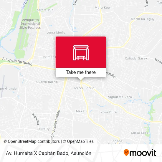 Mapa de Av. Humaita X Capitán Bado