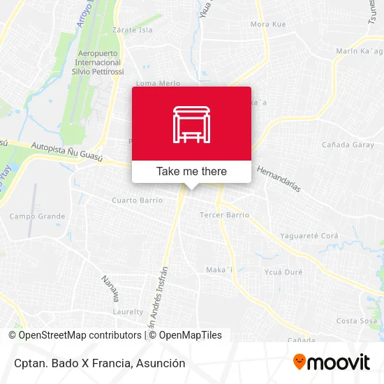 Cptan. Bado X Francia map