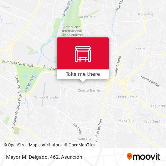 Mapa de Mayor M. Delgado, 462