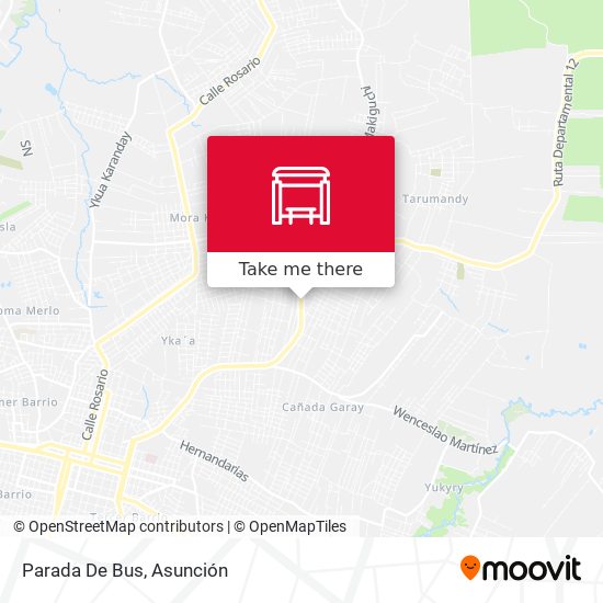 Mapa de Parada De Bus