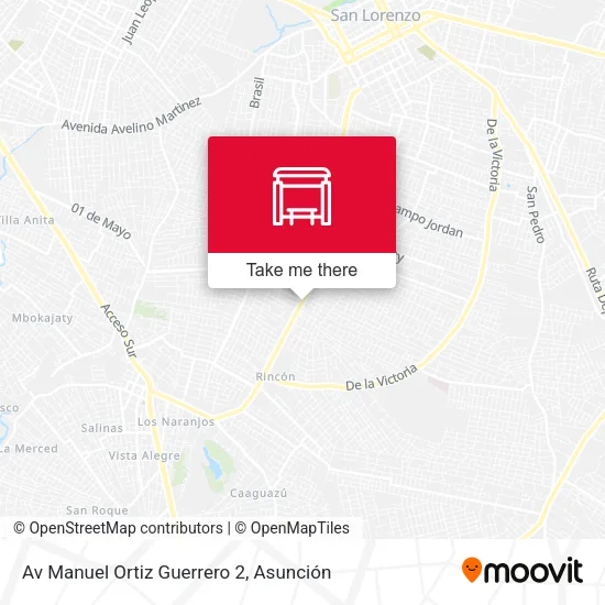 Mapa de Av  Manuel Ortiz Guerrero 2