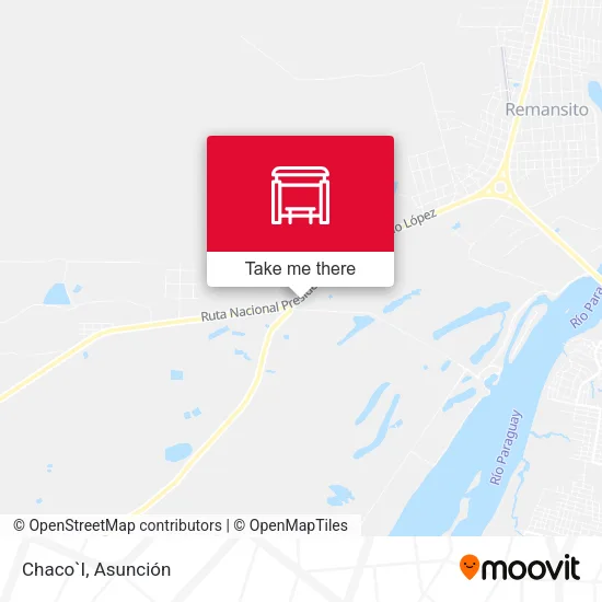 Chaco`I map