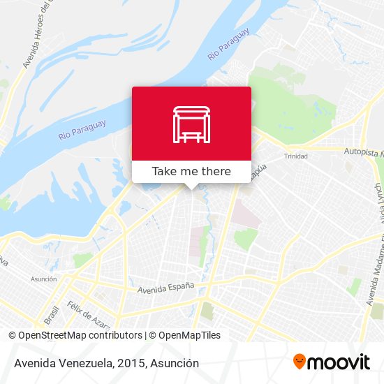 Avenida Venezuela, 2015 map