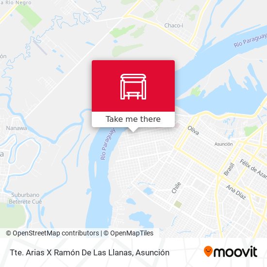 Mapa de Tte. Arias X Ramón De Las Llanas