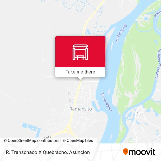 R. Transchaco X Quebracho map