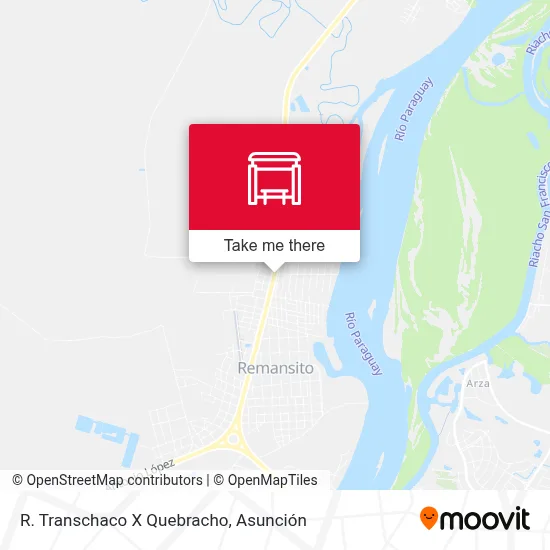 R. Transchaco X Quebracho map