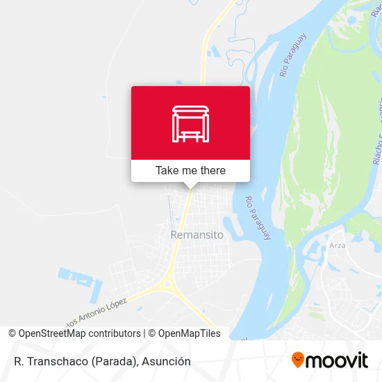 R. Transchaco (Parada) map