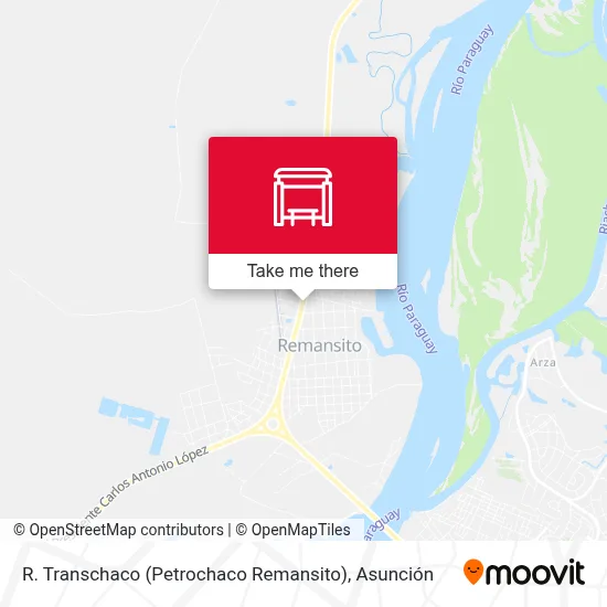 R. Transchaco (Petrochaco Remansito) map