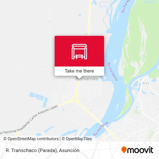 R. Transchaco (Parada) map