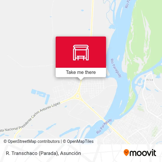 R. Transchaco (Parada) map