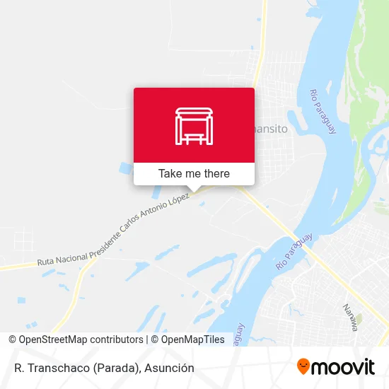 R. Transchaco (Parada) map