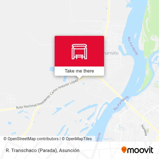 R. Transchaco (Parada) map