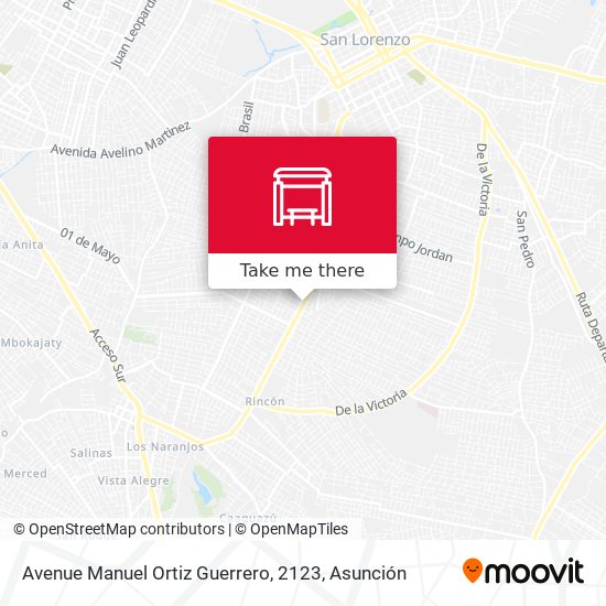 Avenue Manuel Ortiz Guerrero, 2123 map
