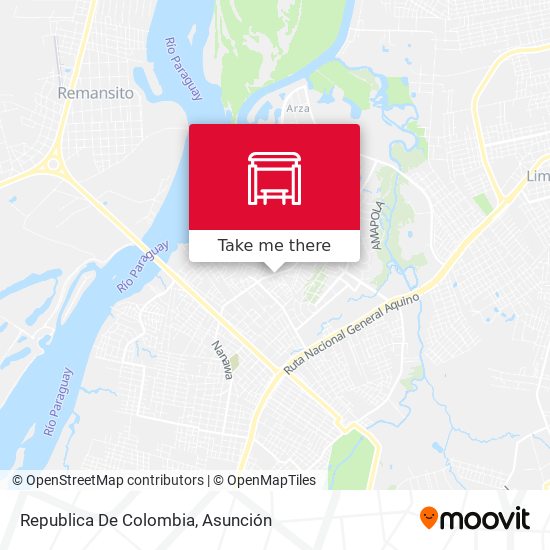 Republica De Colombia map