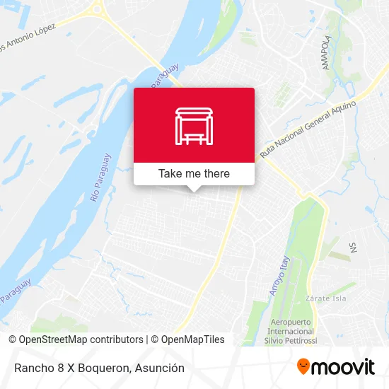 Rancho 8 X Boqueron map