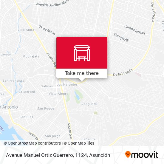 Avenue Manuel Ortiz Guerrero, 1124 map