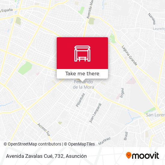 Avenida Zavalas Cué, 732 map