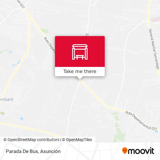 Mapa de Parada De Bus