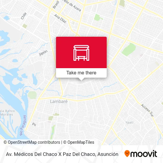 Mapa de Av. Médicos Del Chaco X Paz Del Chaco