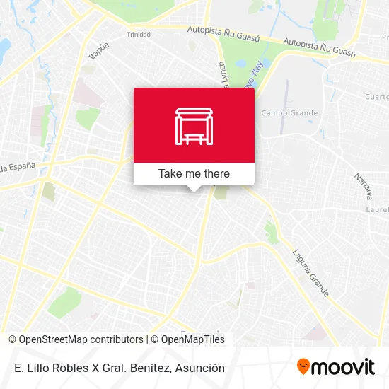 Mapa de E. Lillo Robles X Gral. Benítez