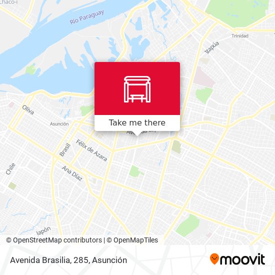 Avenida Brasilia, 285 map