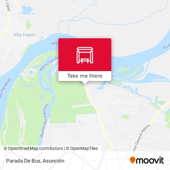 Mapa de Parada De Bus