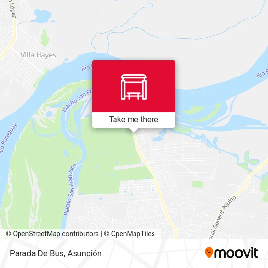 Mapa de Parada De Bus