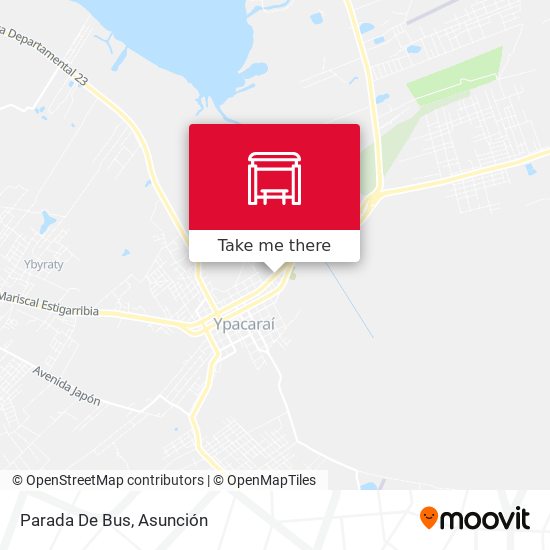 Mapa de Parada De Bus