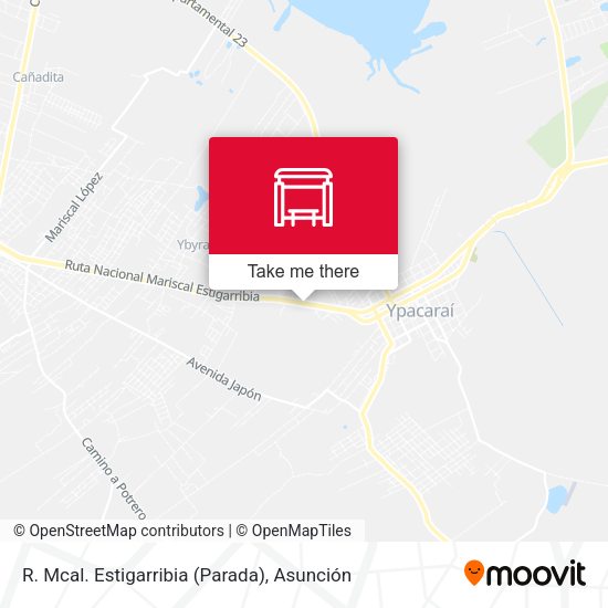 Mapa de R. Mcal. Estigarribia (Parada)
