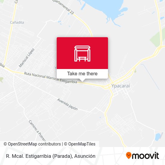Mapa de R. Mcal. Estigarribia (Parada)