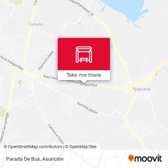 Mapa de Parada De Bus