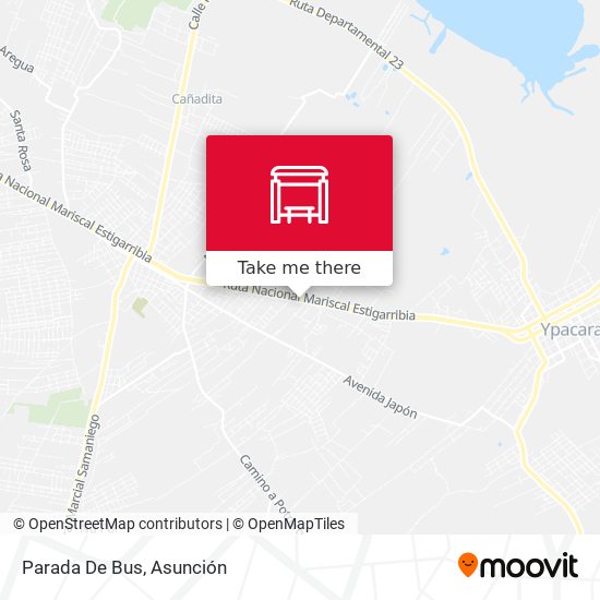 Mapa de Parada De Bus