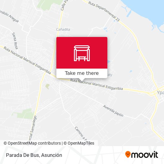 Mapa de Parada De Bus