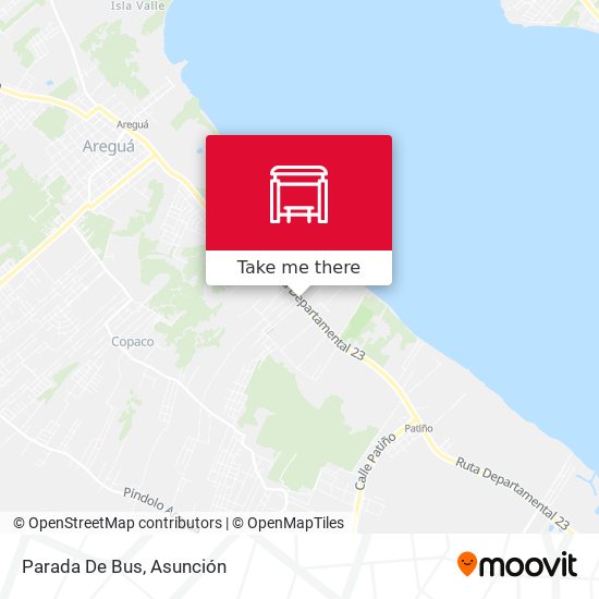 Mapa de Parada De Bus