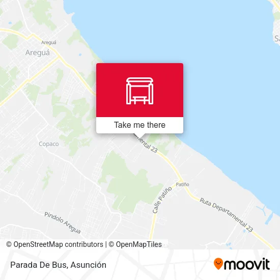 Mapa de Parada De Bus