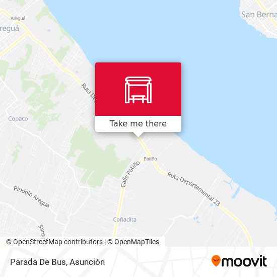 Mapa de Parada De Bus