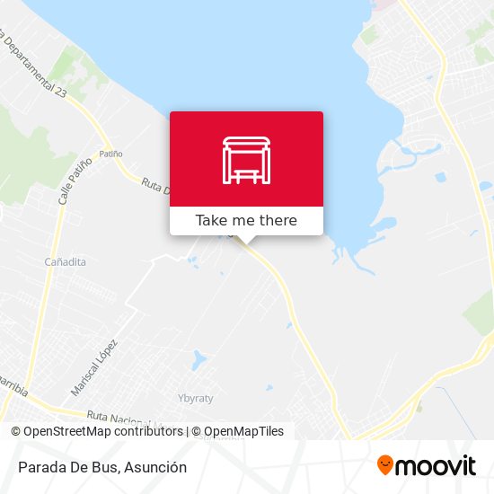 Mapa de Parada De Bus