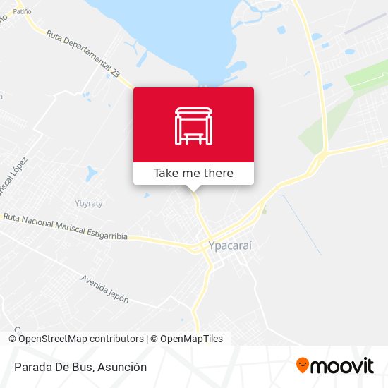 Mapa de Parada De Bus