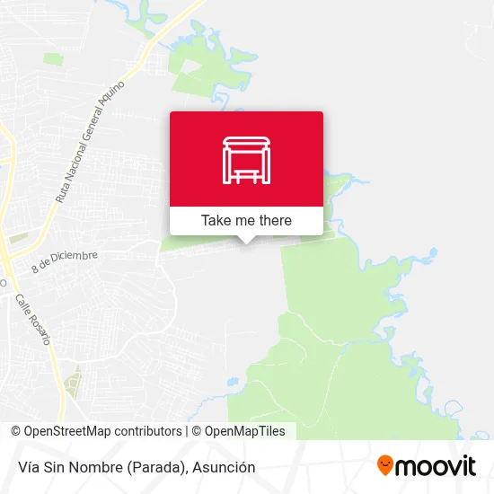 Mapa de Parada De Bus