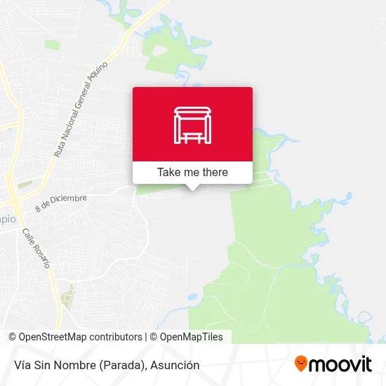 Mapa de Vía Sin Nombre (Parada)