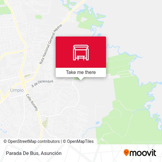 Mapa de Parada De Bus
