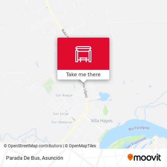 Mapa de Parada De Bus