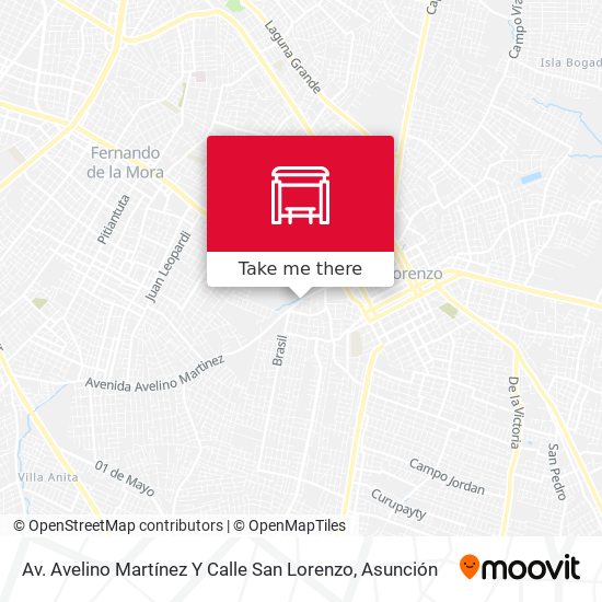Av. Avelino Martínez Y Calle San Lorenzo map